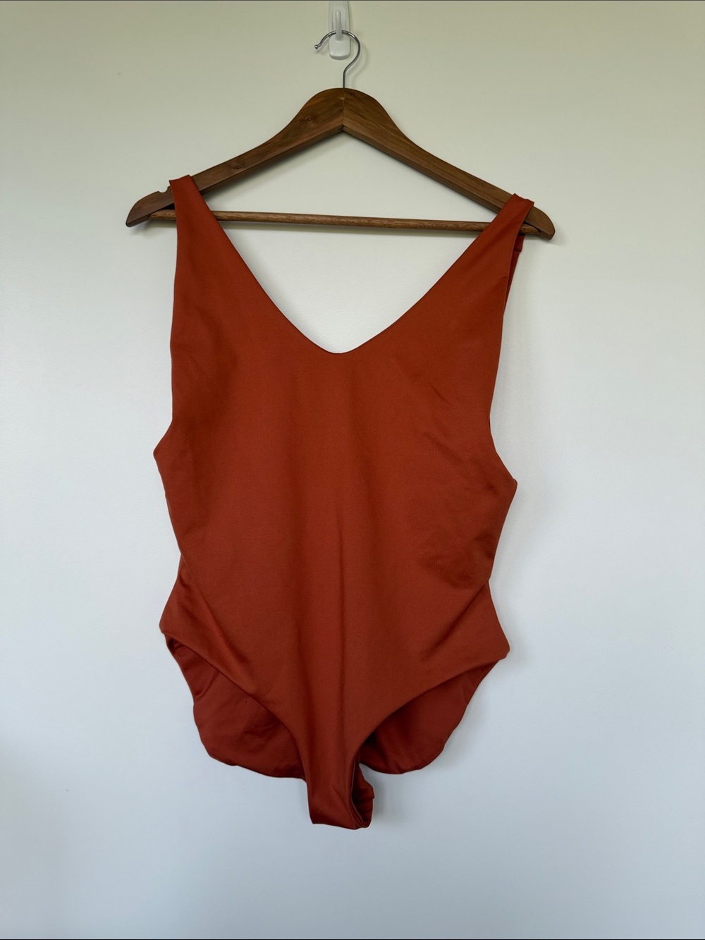 LONDRE The Minimalist Swimsuit in Rust Red One-Piece Swimsuit